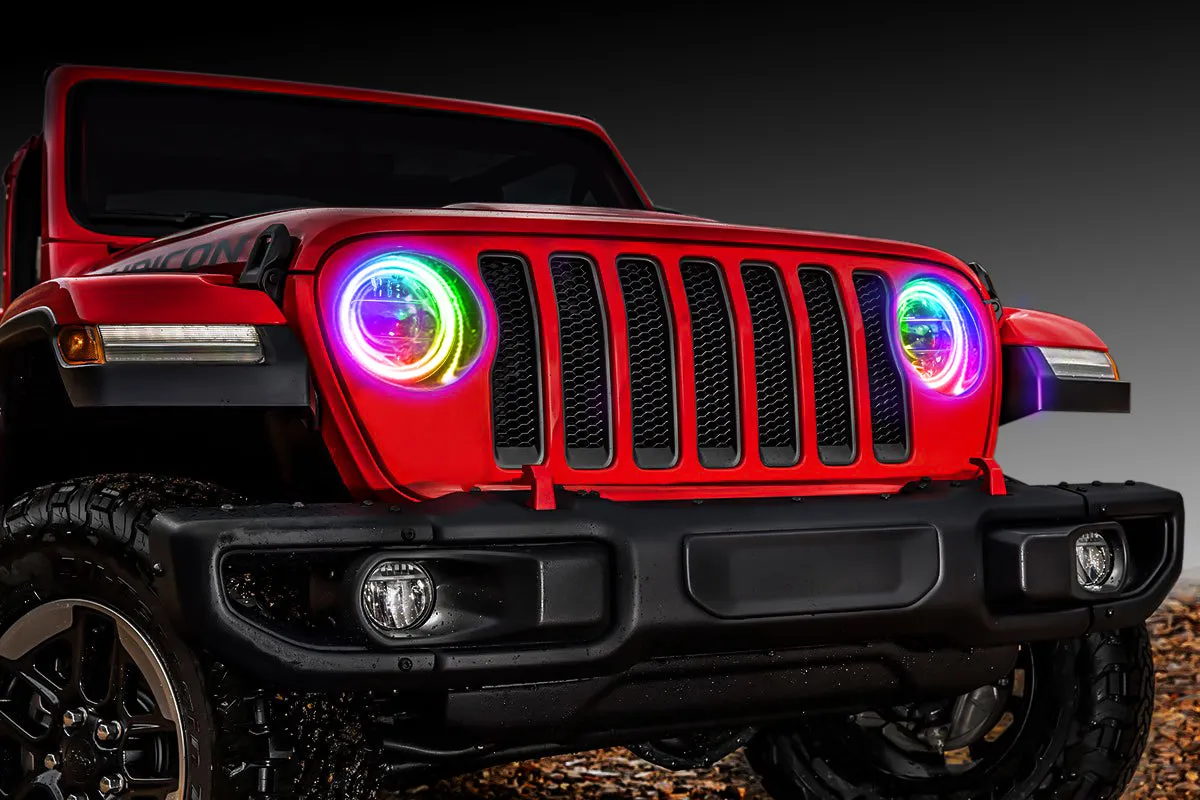 ORACLE Lighting 2020-2025 Jeep Gladiator JT LED Headlight Surface Mount Halo Kit