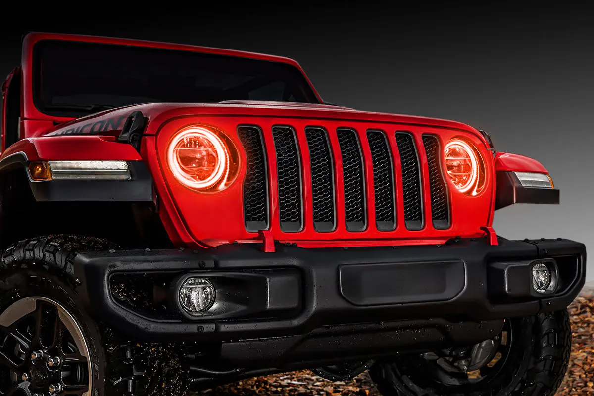 ORACLE Lighting 2020-2025 Jeep Gladiator JT LED Headlight Surface Mount Halo Kit