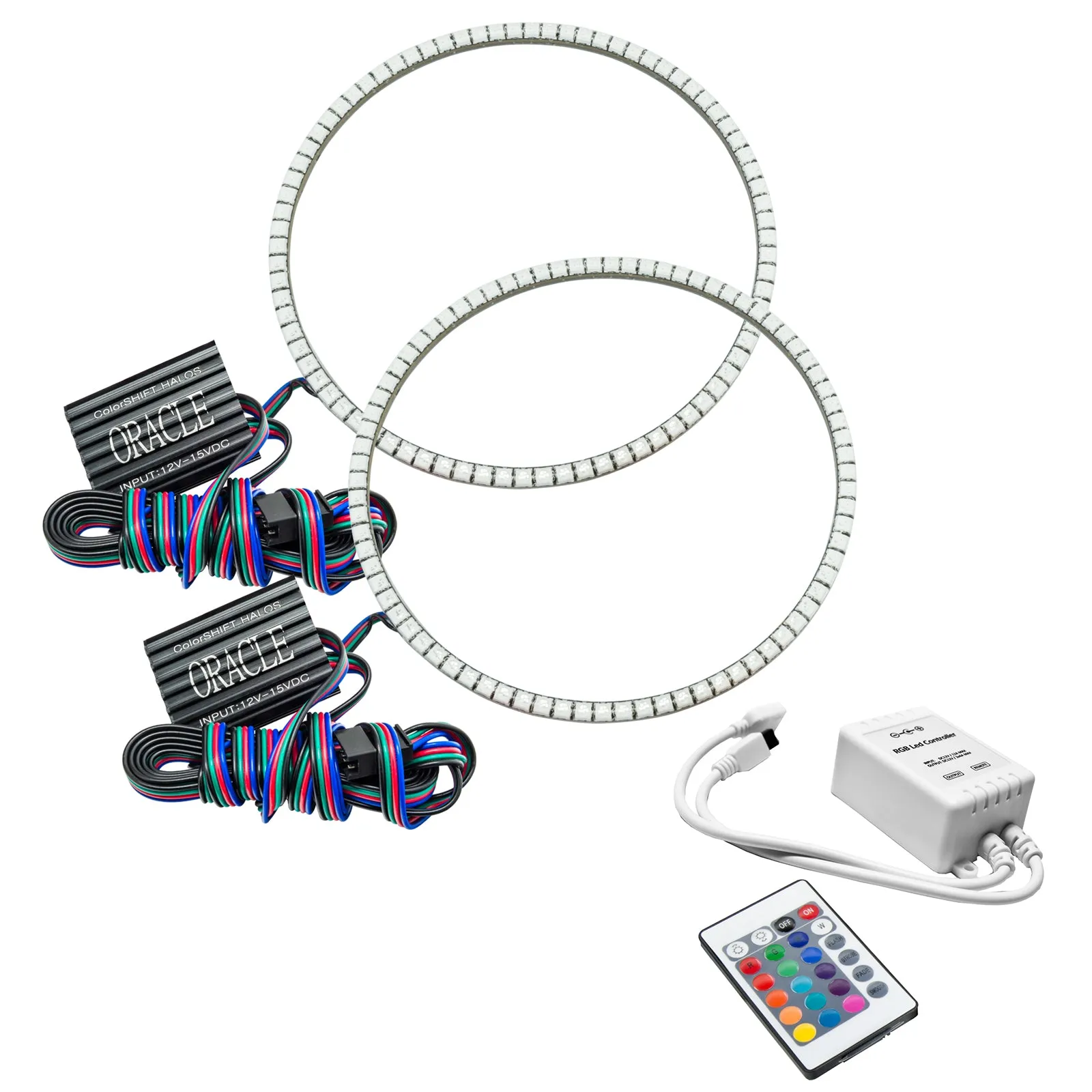 ORACLE Lighting 2020-2025 Jeep Gladiator JT LED Headlight Surface Mount Halo Kit