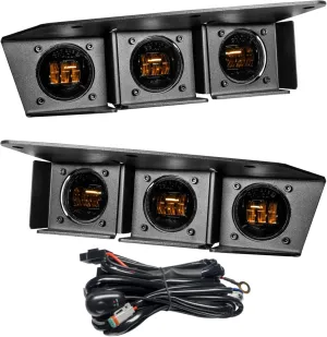 ORACLE Lighting 5890-005 Amber Triple LED Fog Light Kit for Steel Bumper fits 2021 2024 Bronco - Six High-Powered Emitters - Provides Significant Visibility