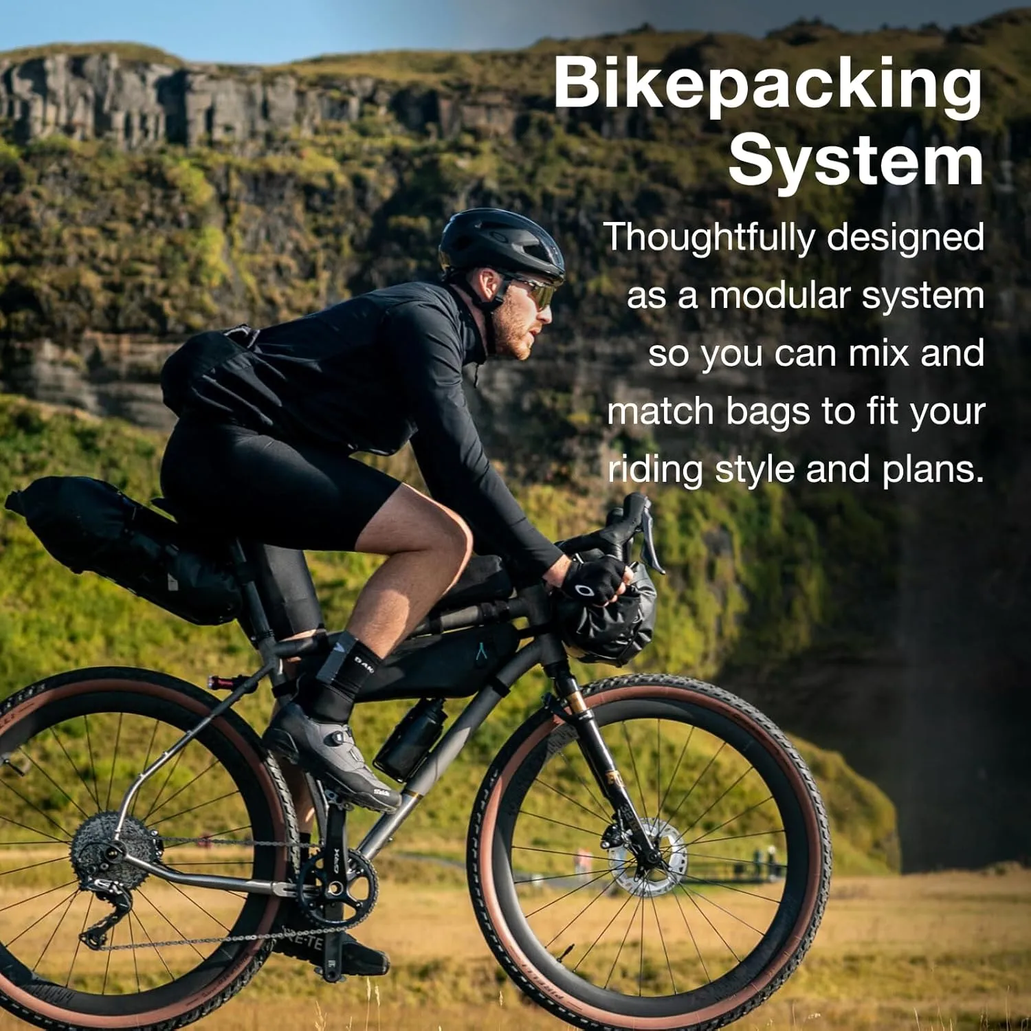 Osprey Escapist Unisex Biking Frame Bag, Black, Medium