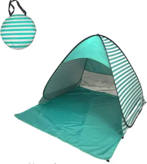 Outdoor Automatic Quick Open Camping Tent Outdoor Quick Setup Tent with Carring Bag Enduring 2-3 Persons Beach Tent