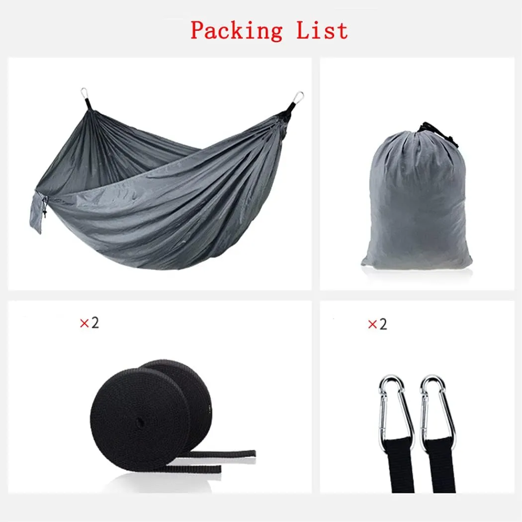 Outdoor Camping Hammock - Travel Hammock with 2 Tree Straps - Portable Backpacking Hammock for Adventure Hiking Travel-Max Load of 800lbs Gift #6