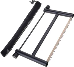 Outdoor Folding Saw - Multi-Purpose Camping Barbecue Wood Saw - Portable Aluminum Alloy Frame