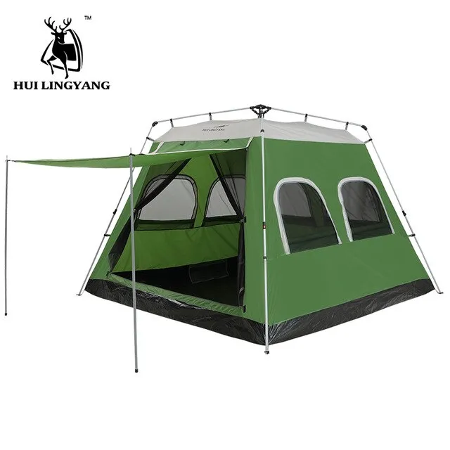 Outdoor Hydraulic waterproof Tent family tent Camping automatic Picnic  5-8 Best-seller Fast response time tent Car Travelling open Person Large Tent GAZELLE