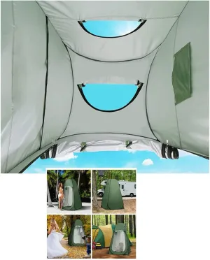 Outdoor Shower Portable Pop Up Privacytent,Spacious Changing Room for Camping, Collapsible Gazebo,Hiking Beach Bathroom, as a Camping Porta-Potty. Setup was Quick and Easy (Color : B)