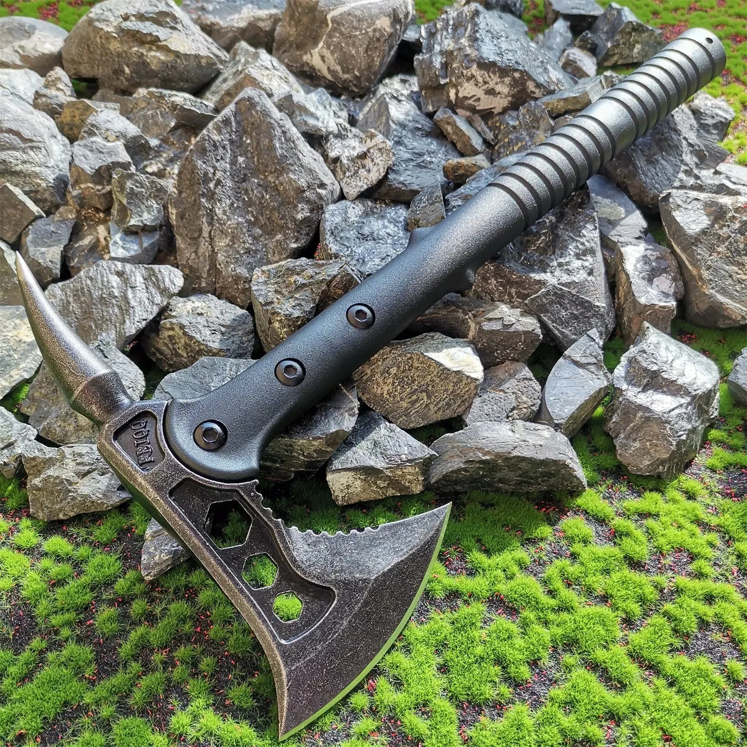 Outdoor Tactical Axe Emergency Gear Tourist AX Survival Axe Outdoor Portable Tomahawk Camping Hatchet Thickened Nylon Axe Sleeve