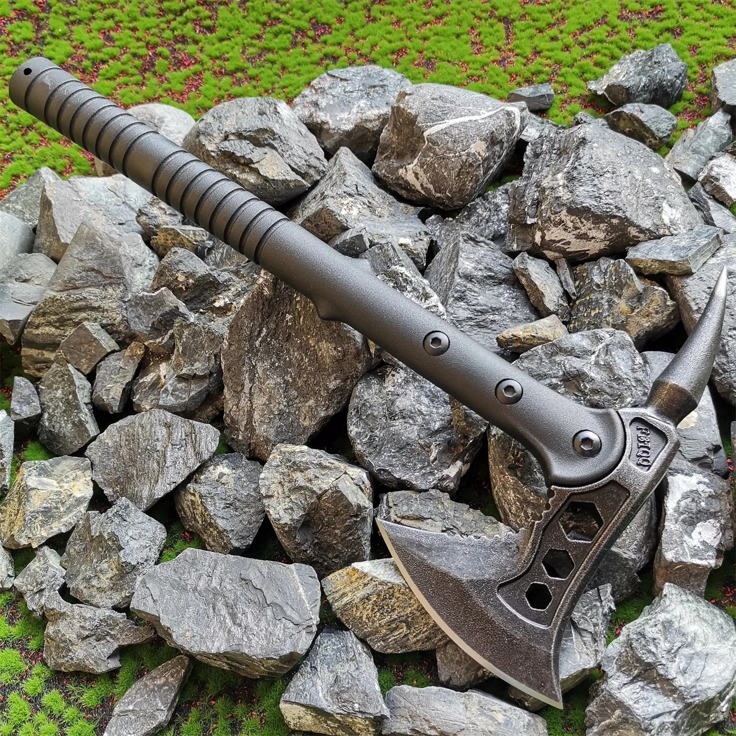 Outdoor Tactical Axe Emergency Gear Tourist AX Survival Axe Outdoor Portable Tomahawk Camping Hatchet Thickened Nylon Axe Sleeve