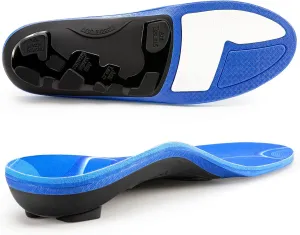 PCSsole Orthotic Arch Support Shoe Inserts Insoles for Flat Feet,Feet Pain,Plantar Fasciitis,Insoles for Men and Women Red