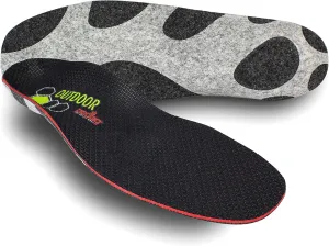 Pedag SPORTSLINE Outdoor Insole for Rugged Use Hiking Insoles Increased Performance – Hand Washable Breathable with Arch Support –Reduces Foot Fatigue EU 44/45, Size 11M/12M
