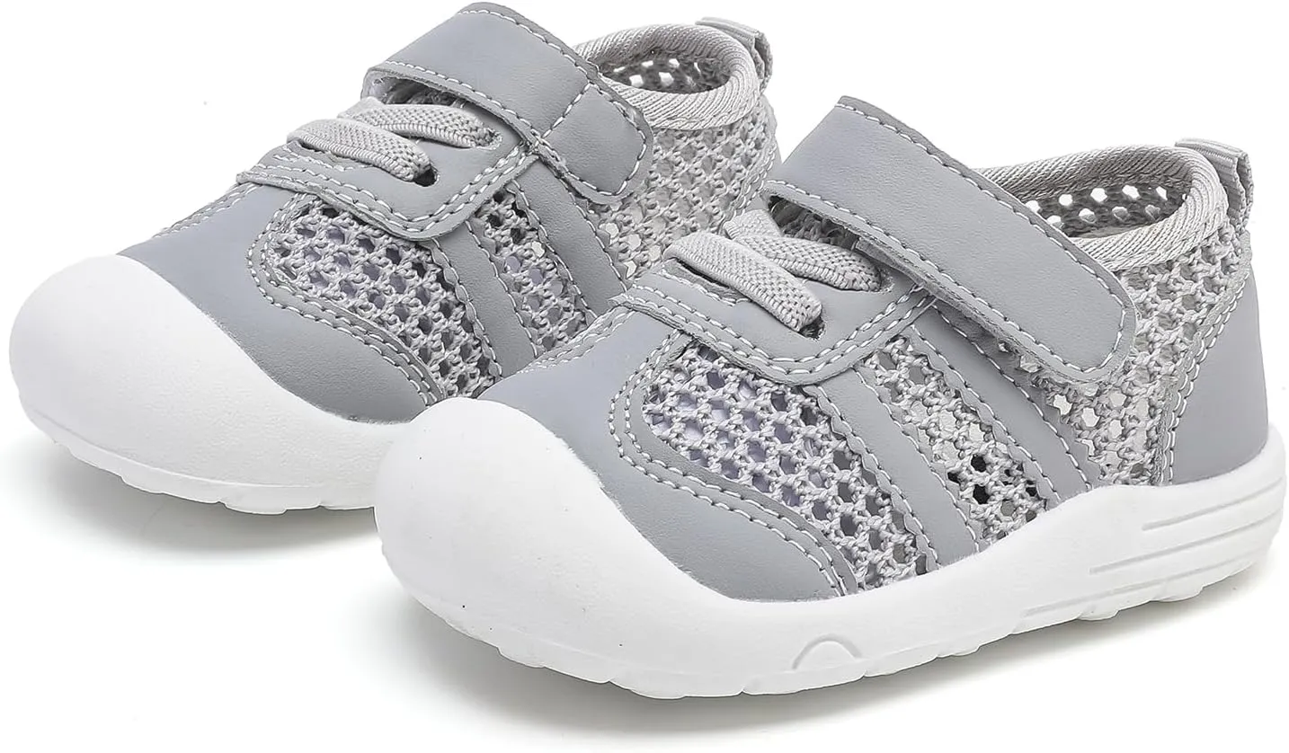 Peggy Piggy Baby Shoes Baby Walking Shoes Boy&Girl Infant Sneakers Non-Slip First Walking Shoes Breathable Mesh Rainbow Cartoon Shoes 6 9 12 18 Months