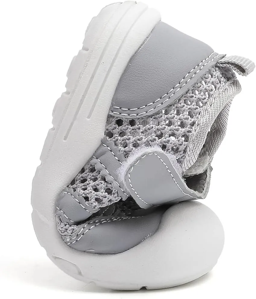 Peggy Piggy Baby Shoes Baby Walking Shoes Boy&Girl Infant Sneakers Non-Slip First Walking Shoes Breathable Mesh Rainbow Cartoon Shoes 6 9 12 18 Months