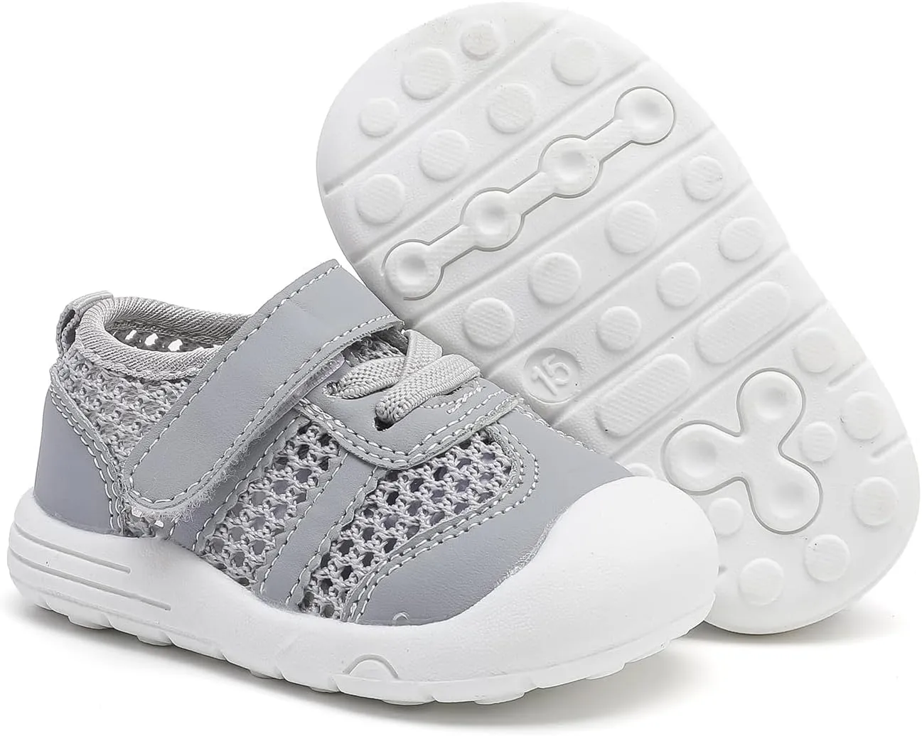 Peggy Piggy Baby Shoes Baby Walking Shoes Boy&Girl Infant Sneakers Non-Slip First Walking Shoes Breathable Mesh Rainbow Cartoon Shoes 6 9 12 18 Months