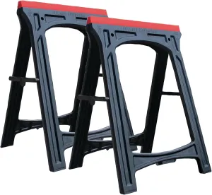 Performance Tool W54011 Saw Horse Set, 2-Piece (150 lb capacity, 300 lbs Total)