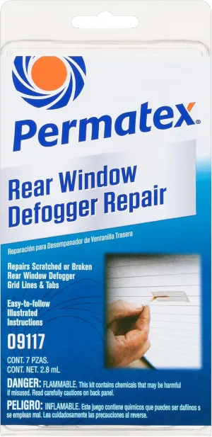 Permatex 09117 Complete Rear Window Defogger Repair Kit, Single Unit (Packaging may vary)
