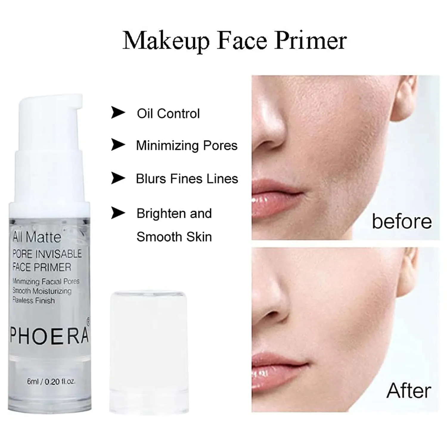 Phoera Foundation,Full Coverage Foundation, Hilareco Concealer Foundation Flawless 30ml Natural Matte Oil Control Concealer Facial Blemish for Women Girls (2 PCS 109-Mocha)