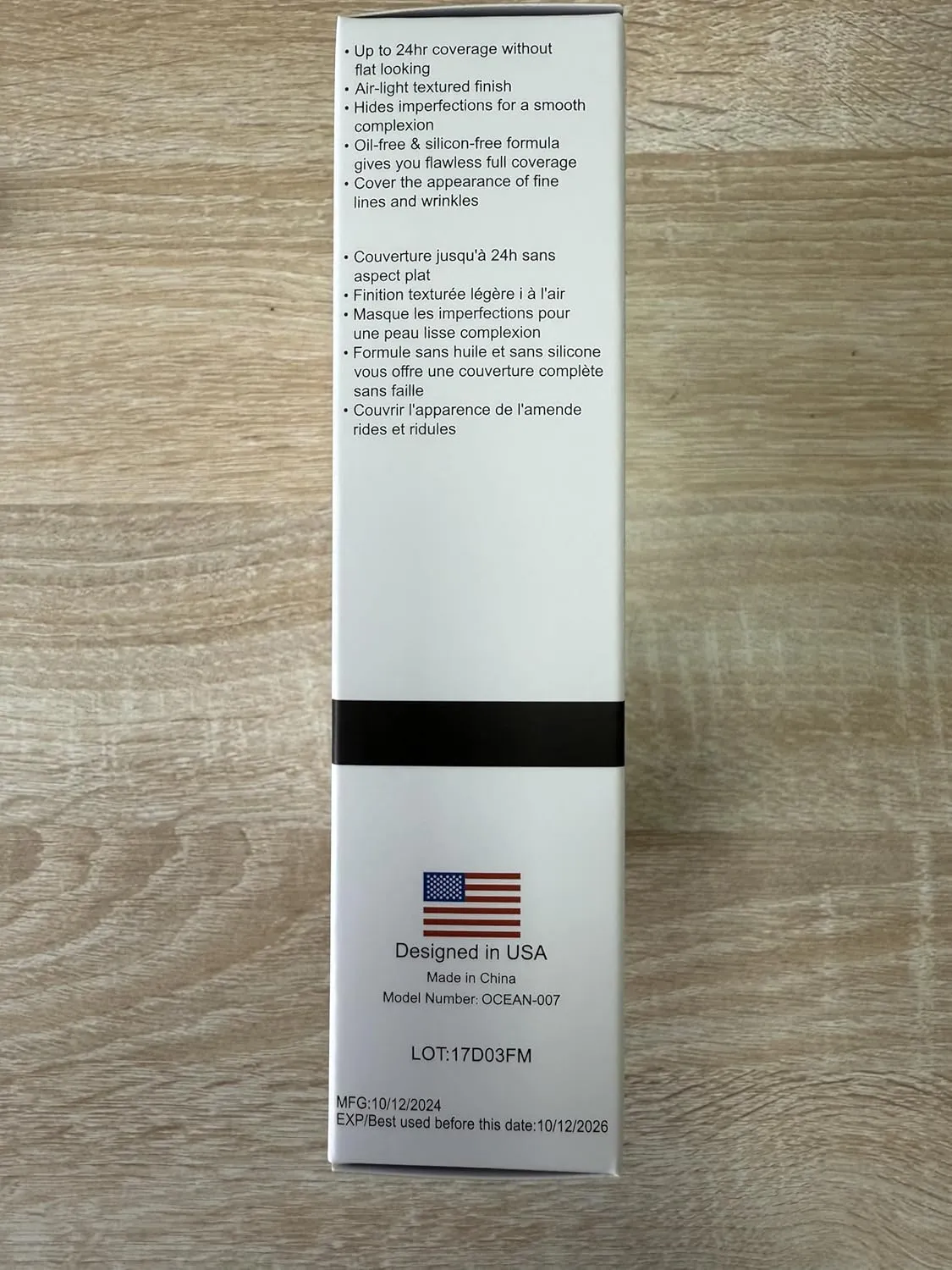 Phoera Foundation,Full Coverage Foundation, Hilareco Concealer Foundation Flawless 30ml Natural Matte Oil Control Concealer Facial Blemish for Women Girls (2 PCS 109-Mocha)
