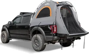 Pickup Truck Bed Tent: Double Layer Quick Setup Pickup Tent 5.5-5.8 Ft, Waterproof PU3000mm Tear-Resistant Truck Tent for Camping (Grey)