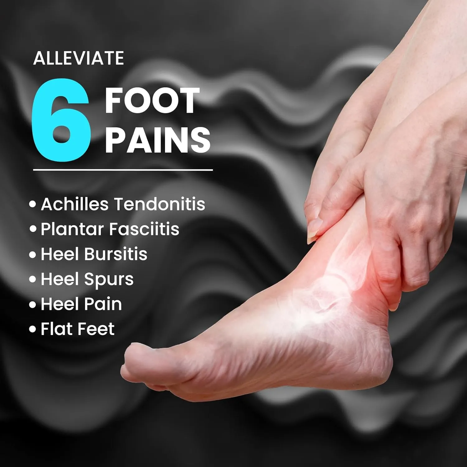 Plantar Fasciitis Inserts for Heel Pain - Welnove Arch Support Heel Cushions Insoles for Heel Pain Relief, Heel Spur, Achilles Tendon, Heel Cups for Most Shoes, Women's 10-13, Men's 9-12