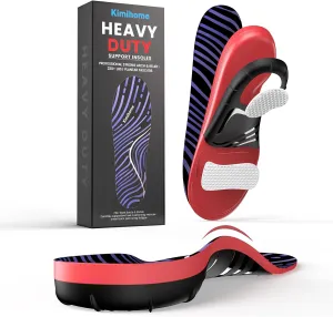 Plantar Fasciitis Relief Insoles - FSA Eligible Items Only List - High Arch Support Inserts - Heel Cups & Shoe Inserts for Heel Pain Relief - Planter Facetious Relief Support Inserts - S