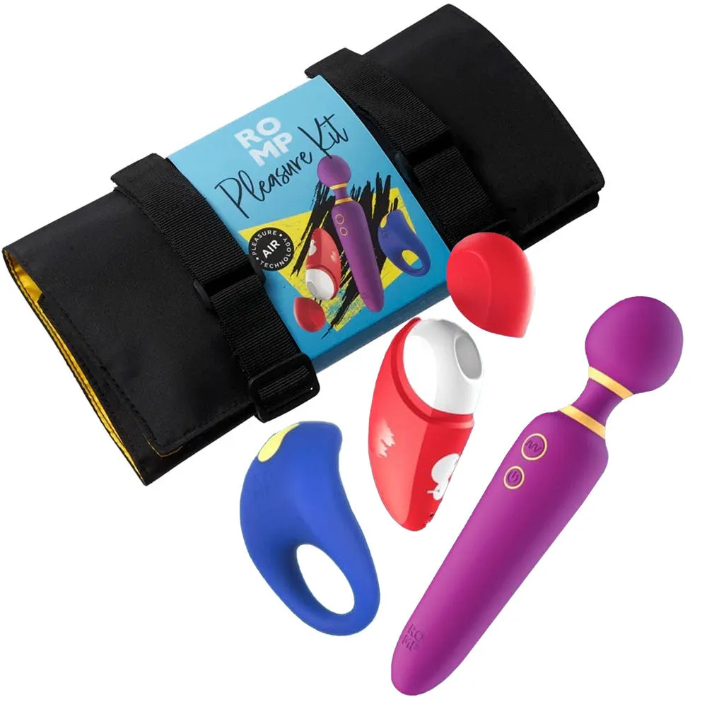 Pleasure Kit - 4 Piece Rechargeable Silicone Vibrator Set