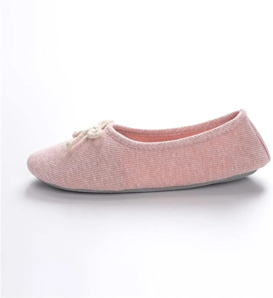 Plush Fleece Slippers,Anti-Skid Rubber Sole,Cotton Soft-Soled Cotton Slippers, Postpartum Confinement Shoes for Pregnant Women-Pink_38-39