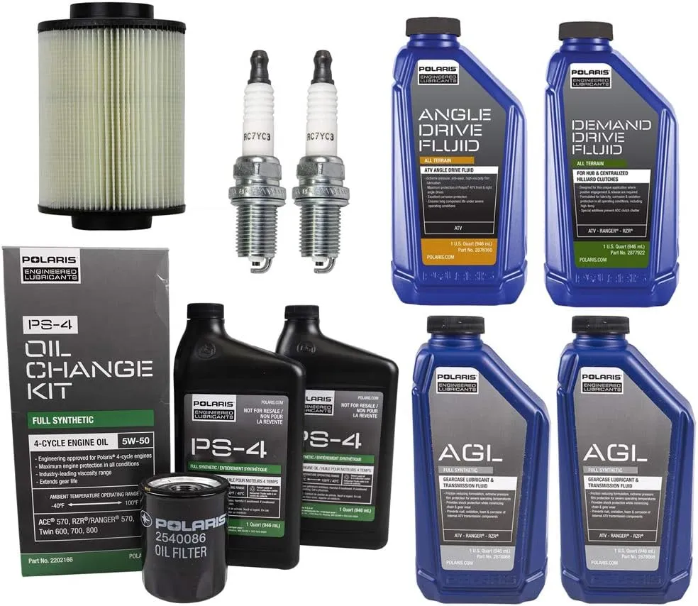 POLARIS Ranger 800 RZR 800 4 S OEM Complete Oil Service Kit POL09