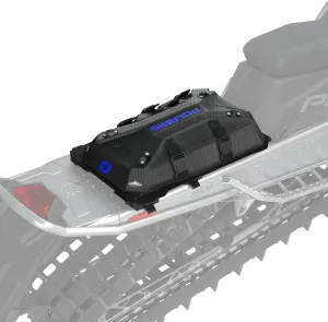 Polaris Snowmobile Lock & Ride Flex Burandt Gear Bag, Large, Blue, for Specific RMK, INDY, Voyageur Models, Mounts for Shovel Jacket, Easy Install, Waterproof Luggage Carrier for Storage - 2890010