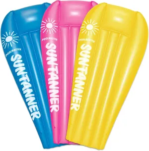 Poolmaster Suntanner Inflatable Swimming Pool Float Mattress, Surprise Color