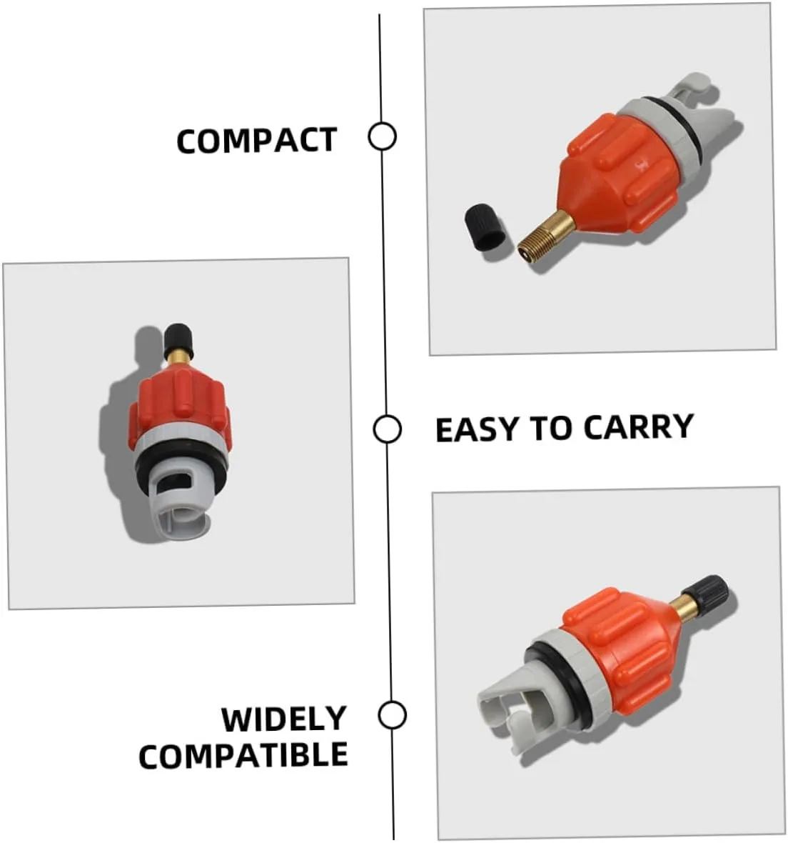 POPETPOP Gas Nozzle Adapter Air Pump Valve Adapter Adaptor Pumps Nozzles Air Valve Converter Air Mattress Pump