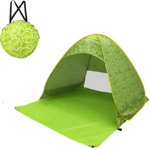 Portable Camping Tent Outdoor Automatic Quick Open Tent 2-3 Persons Beach Tent for Sun Shelter Travel Outdoor Hiking
