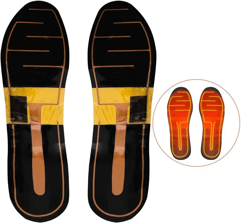 Portable Electric Heating Insoles Foot Warmer Washable Heated Winter Warm Shoe-pad Cuttable Thermal Insole
