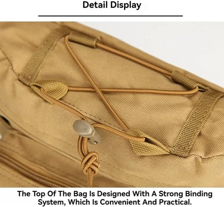 Portable Outdoor Fishing Accessories Kit Riding Waist Bag Mountaineering Adjustable Strap Fanny Pack Running Sports Fit Belt Bag (Jungle Digital)