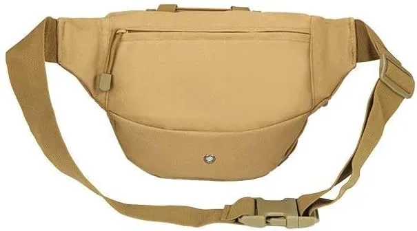 Portable Outdoor Fishing Accessories Kit Riding Waist Bag Mountaineering Adjustable Strap Fanny Pack Running Sports Fit Belt Bag (Jungle Digital)