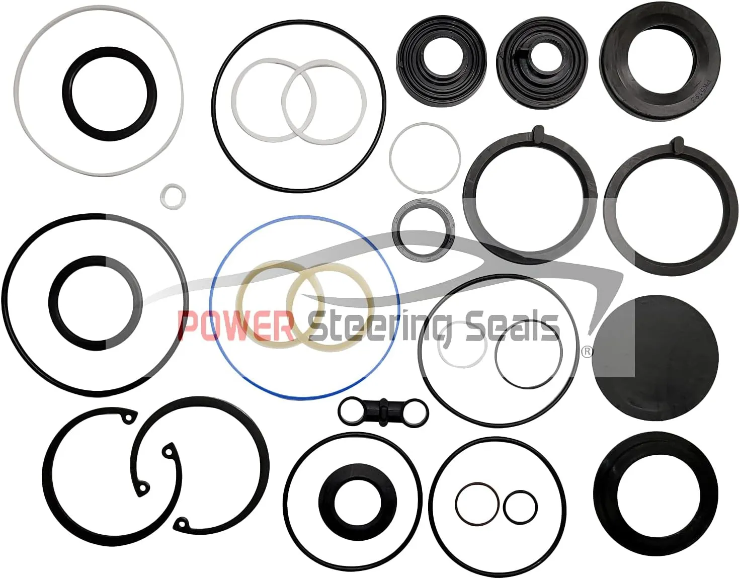 Power Steering Seals - Precision Fit Power Steering Gearbox Seal Kit | Heavy Duty O-Ring And Sealing Kit for ZF 8014 | Complete Steering Parts Seal Replacement