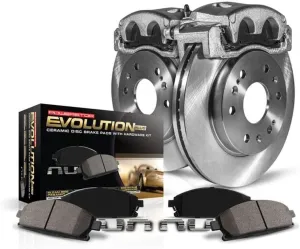 Power Stop KCOE2316 Autospecialty 1-Click OE Replacement Brake Kit with Calipers For Pontiac Vibe 2003-2008, Toyota Corolla 2003-2008, Toyota Matrix 2003-2008 [Model Specific]