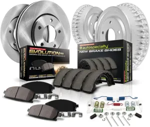 Power Stop KOE15467DK Autospecialty Front and Rear Brake Kit-OE Brake Rotors & Ceramic Brake Pads For Subaru Forester 2003-2008 [Vehicle Specific]