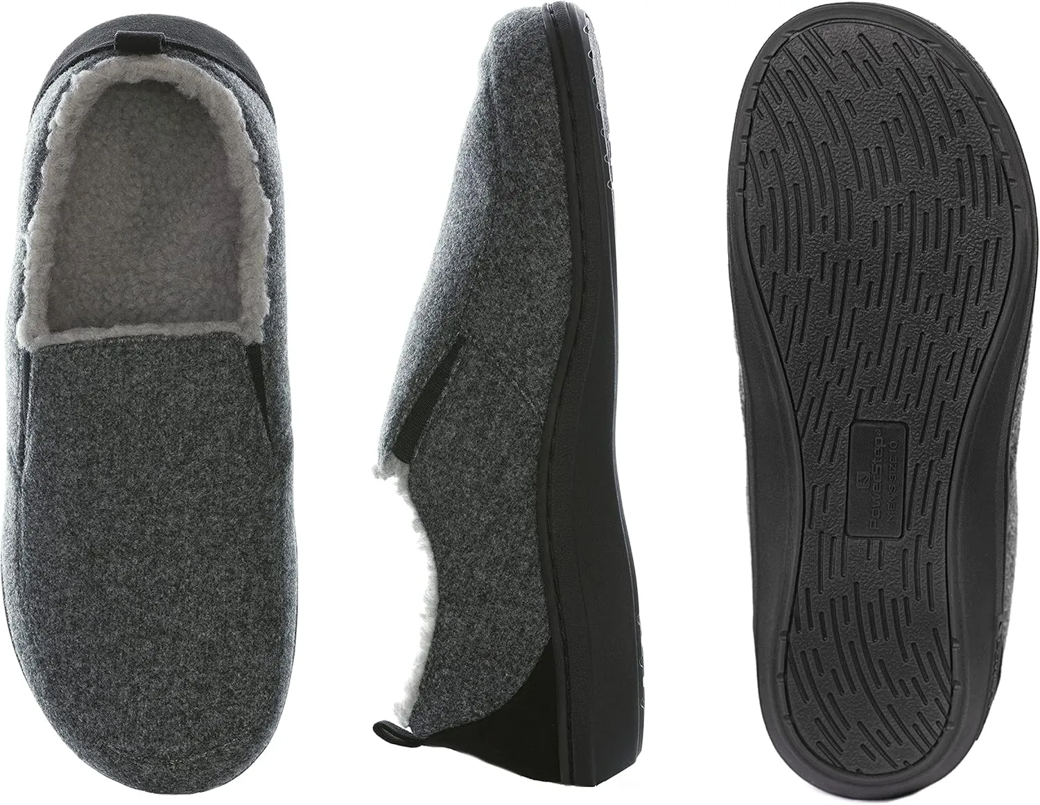PowerStep Men's 2022 Archwear, House Shoes, Orthotic Slippers with Arch Support, Factory, 9