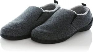 PowerStep Men's 2022 Archwear, House Shoes, Orthotic Slippers with Arch Support, Factory, 9