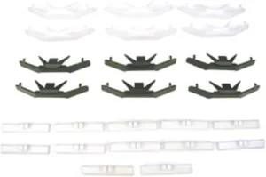 Precision Windshield Auto Glass MOLDING Clip KIT Compatible with Toyota - Compatible with Supra - 2 Door Hatchback - PCK-532-86