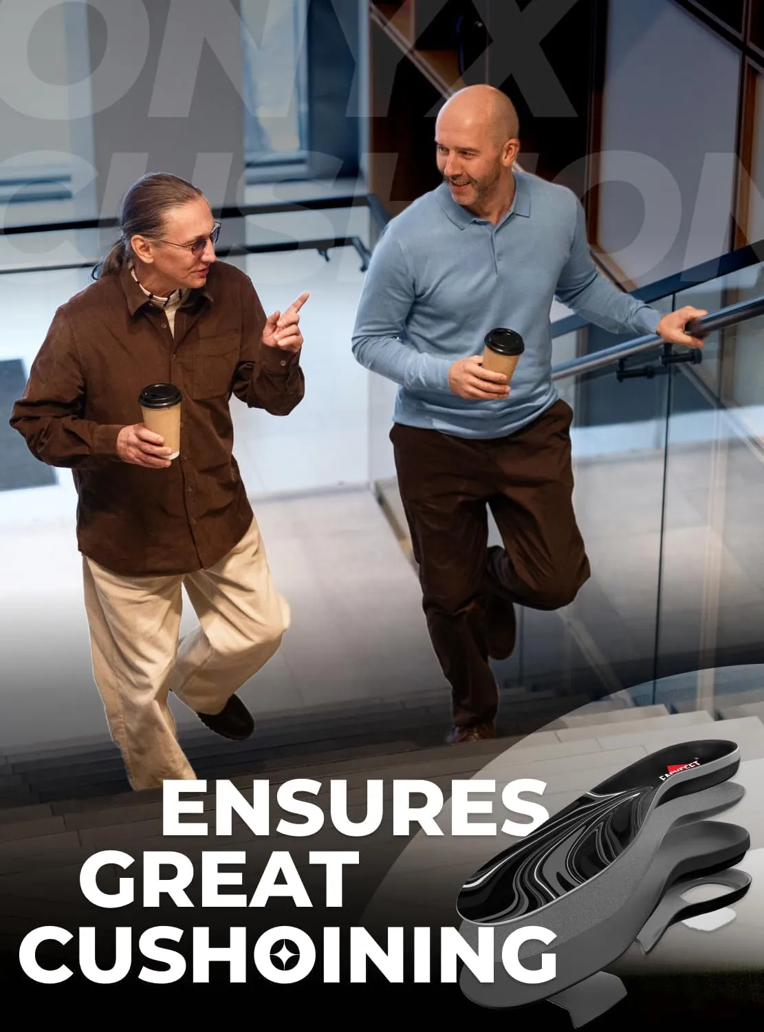 Premium Orthotic Insoles for Men Women - High Arch Support Shoe Inserts for Plantar Fasciitis Pain and Leg Fatigue - All Day Comfort with Odor Control Shock Absorption