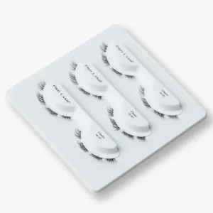 Pro Lash ProWear Mini Lash Clusters Kit - Easiest to Apply Lashes - 10-Day Cluster Eyelash Extensions - False Eyelashes Plus Adhesive and Tweezers - Volume Shorties No. 06 - Black