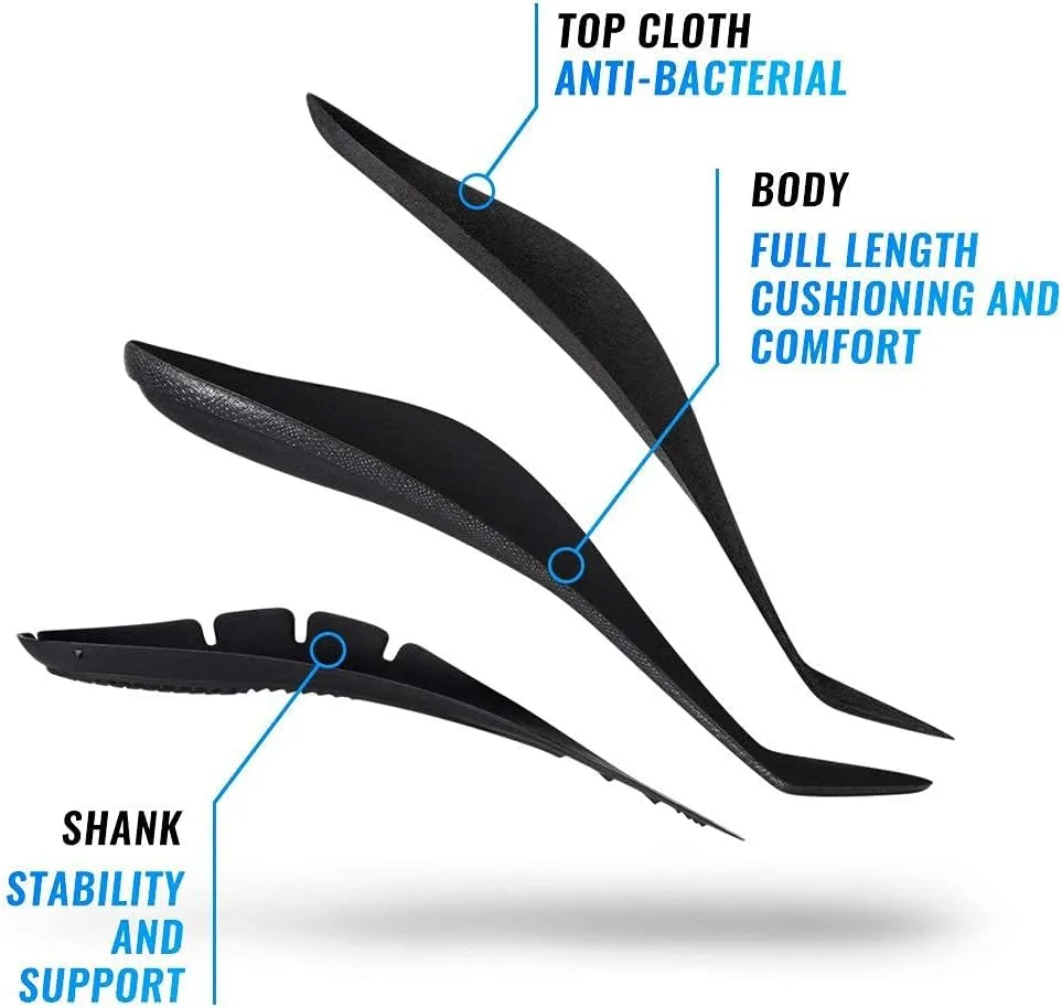 Protalus H-75 Heel Series Patented Stress Relief Add-On Insoles, Increase Comfort, Anti-Fatigue Insoles Designed for Heels, Improves Alignment - Women Size 7-7.5
