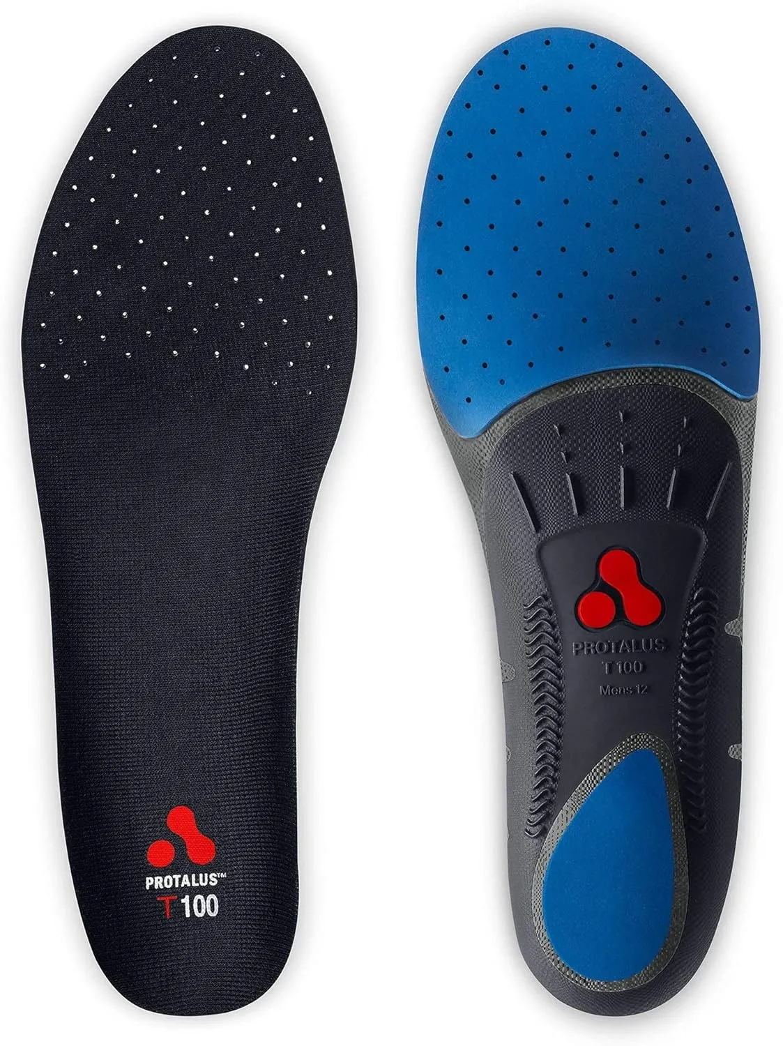 Protalus T100 Thin Series– Patented Stress Relief Replacement Premium Shoe Inserts, Increase Comfort, Anti Fatigue, Alignment Improving Shoe Insoles - for Women Size 9