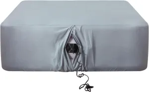 Queen Fitted Sheet for Air Mattress,with 24 Inch Extra Deep Pockets,Ultra Soft Durable Breathable Bed Sheets Cover for Inflatable Air Bed,with Pump Opening,Inflate at Any Time-Gray