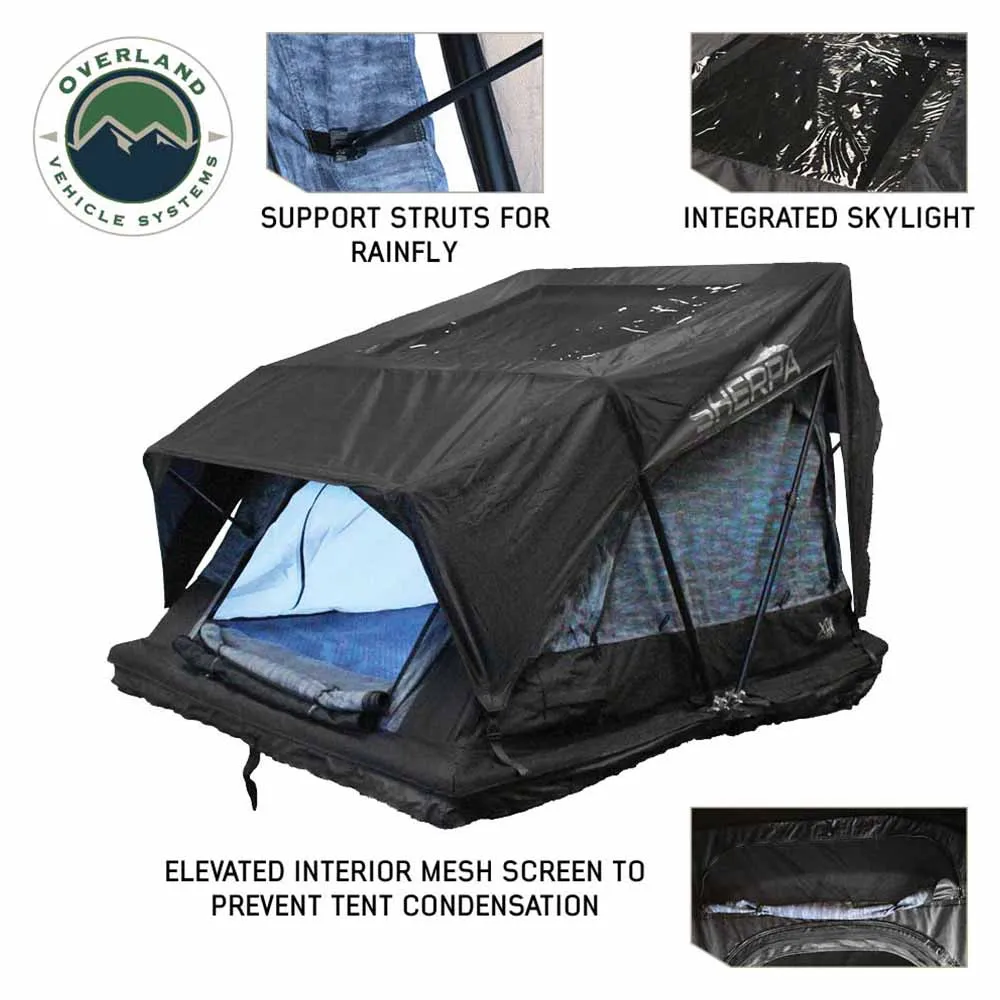 Rainfly Roof S2S Soft Grey & Person, - Black Body Custom design Top Sherpa Digital XD 2 Tent, Sided