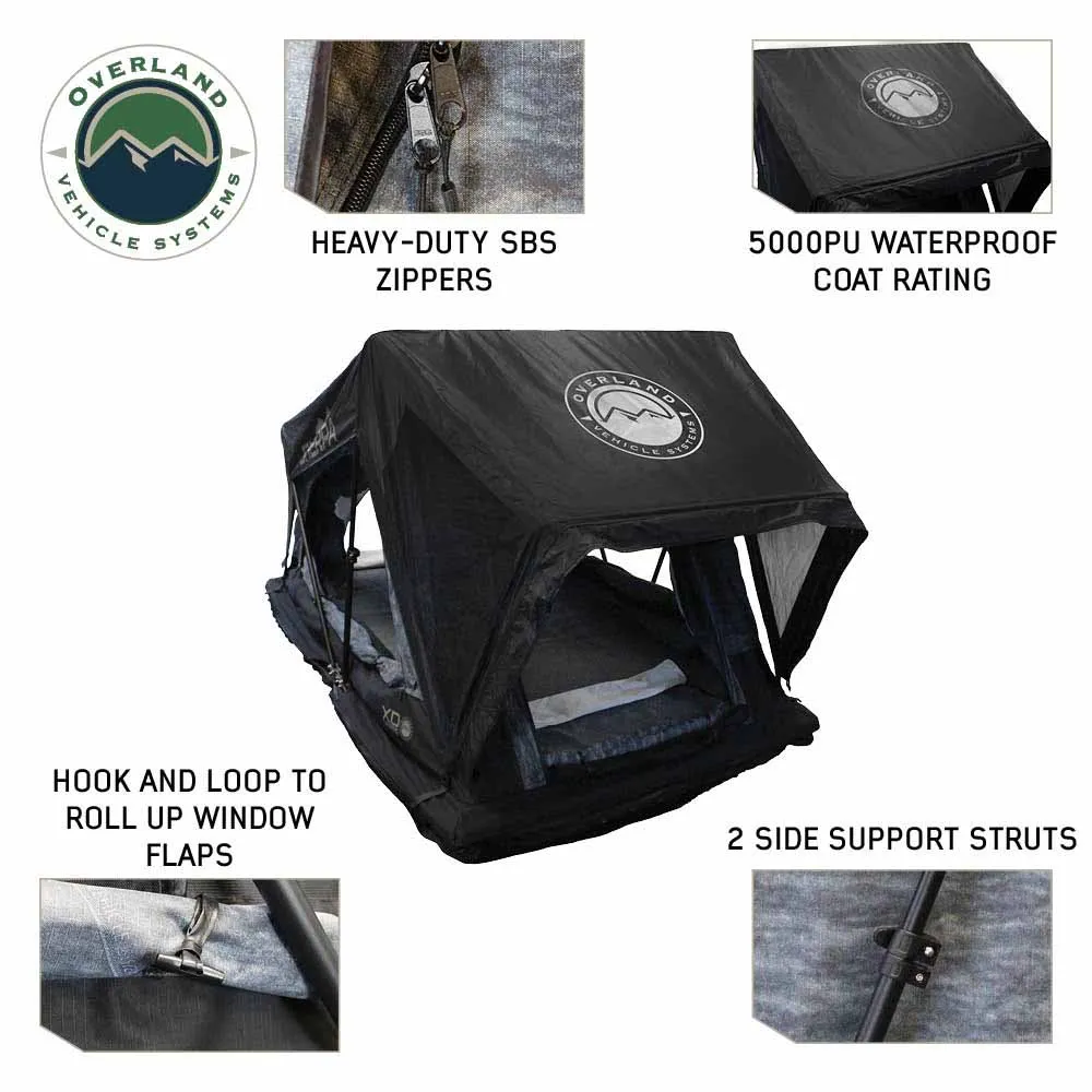 Rainfly Roof S2S Soft Grey & Person, - Black Body Custom design Top Sherpa Digital XD 2 Tent, Sided