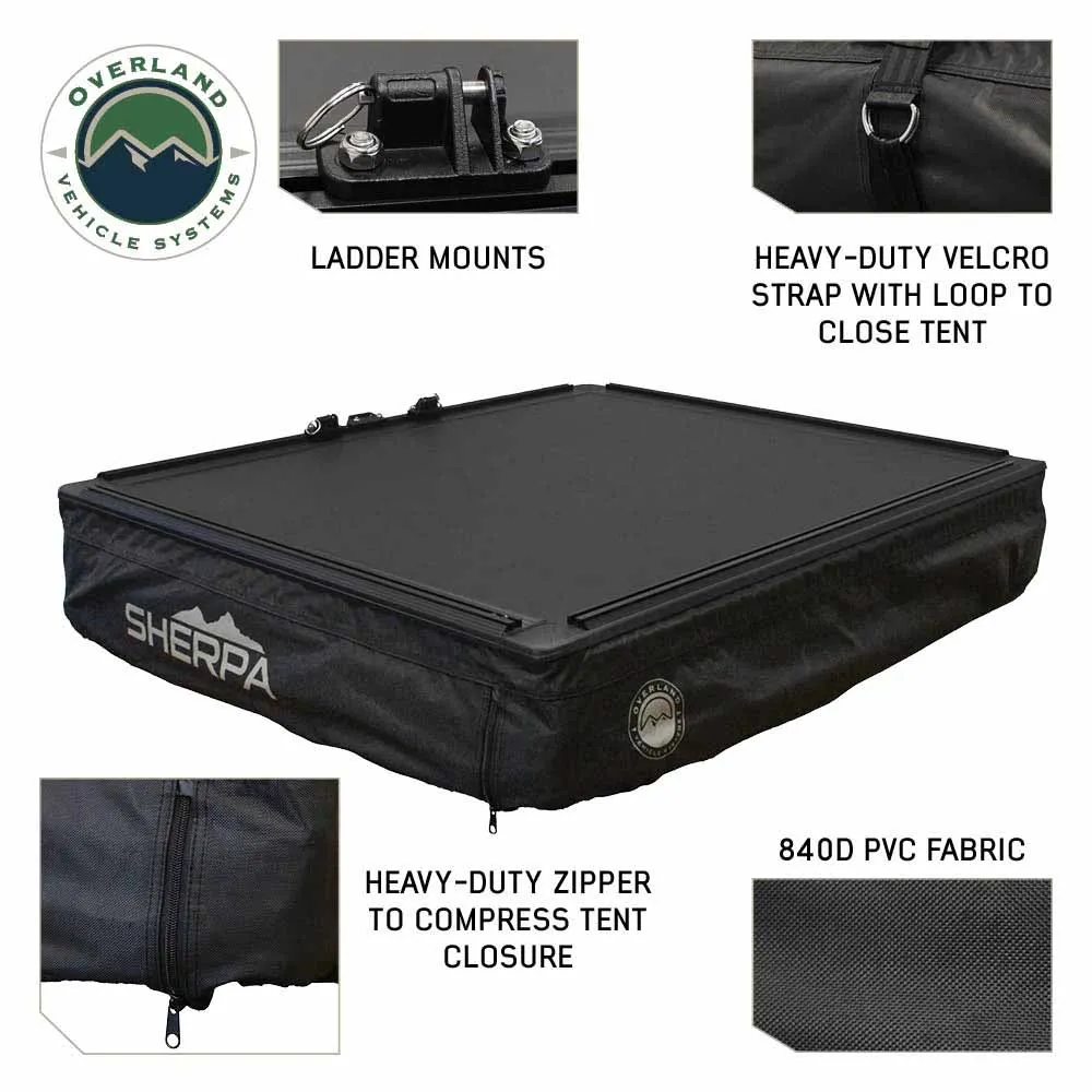 Rainfly Roof S2S Soft Grey & Person, - Black Body Custom design Top Sherpa Digital XD 2 Tent, Sided