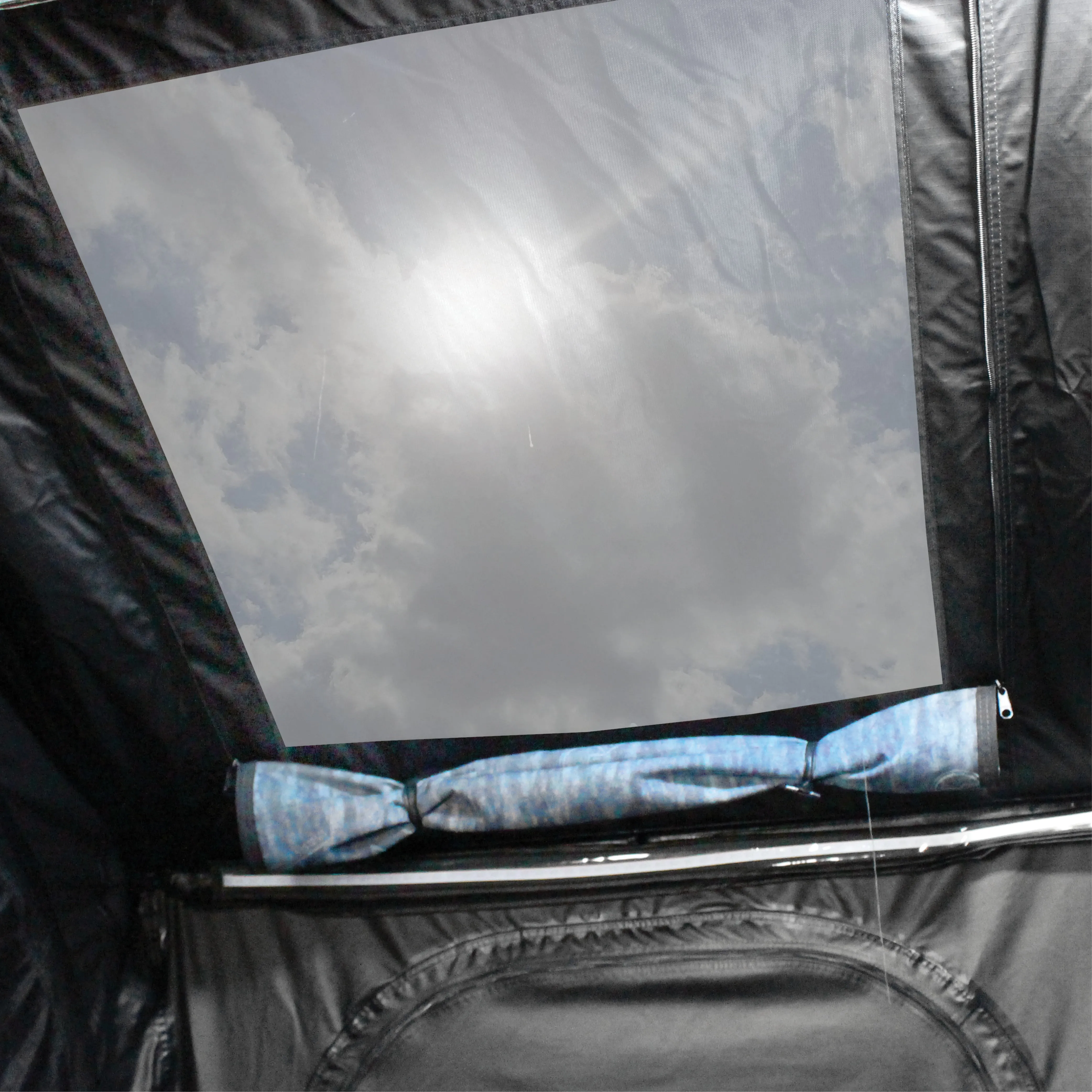 Rainfly Roof S2S Soft Grey & Person, - Black Body Custom design Top Sherpa Digital XD 2 Tent, Sided