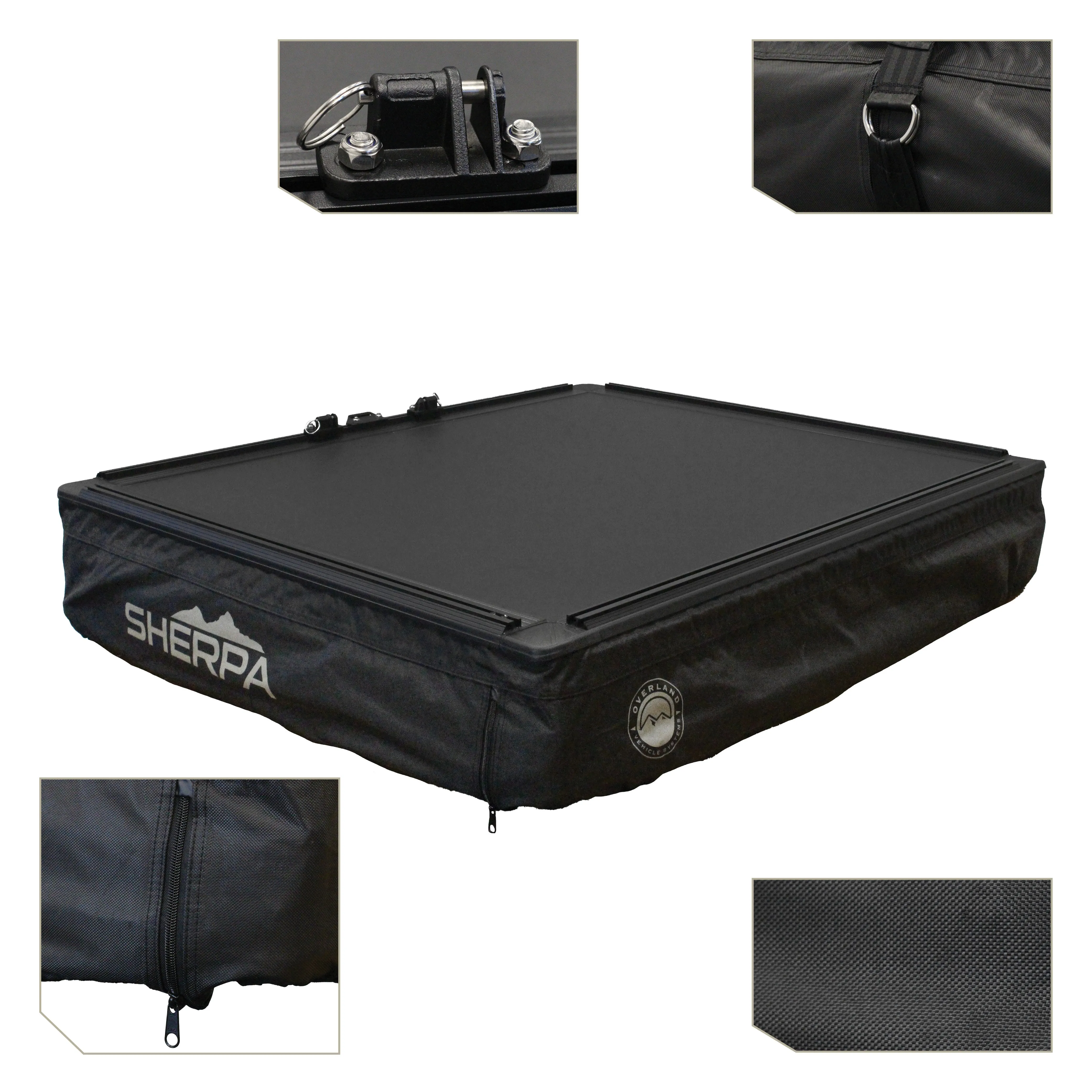 Rainfly Roof S2S Soft Grey & Person, - Black Body Custom design Top Sherpa Digital XD 2 Tent, Sided